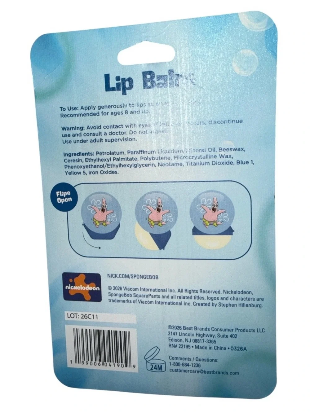 SpongeBob SquarePants Patrick Lip Balm
